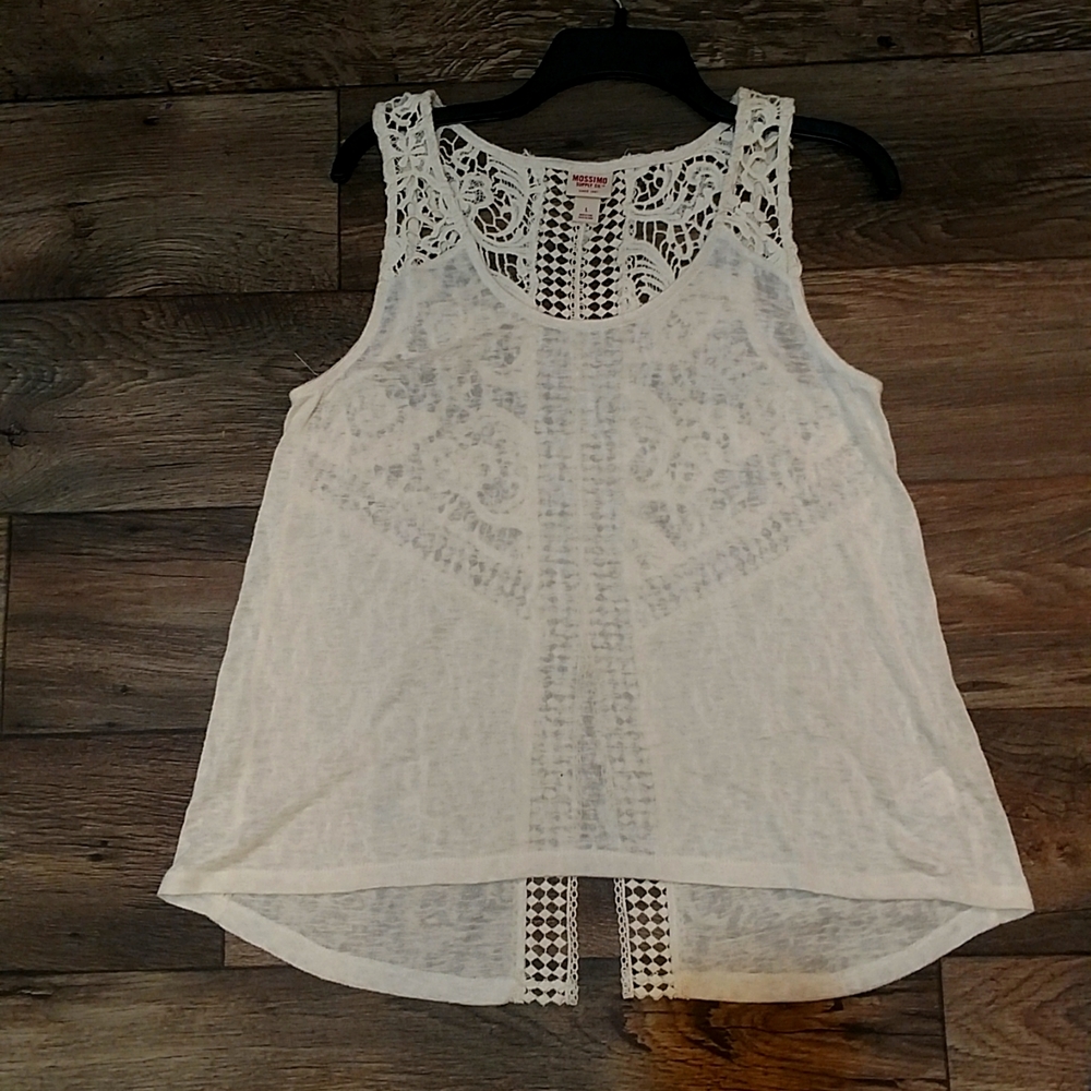 Cream Tank Top